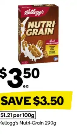 Woolworths Kellogg's Nutri-Grain offer
