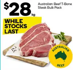 Woolworths Australian Beef T-Bone Steak offer