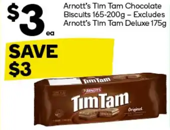 Woolworths Arnott's Tim Tam Chocolate Biscuits offer