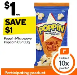 Woolworths Poppin Microwave Popcorn offer