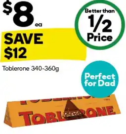 Woolworths Toblerone offer
