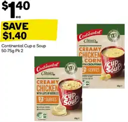 Woolworths Continental Cup a Soup offer