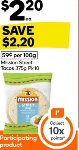 Woolworths Mission Street Tacos offer