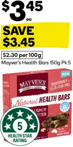 Woolworths Mayver's Health Bars offer