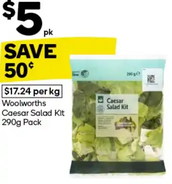 Woolworths Woolworths Caesar Salad Kit offer