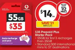 Coles $35 Prepaid Plus Starter Pack offer