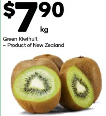 Woolworths Green Kiwifruit offer