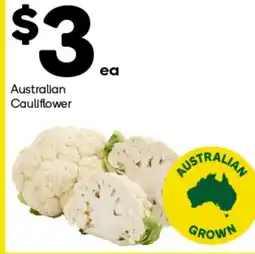Woolworths Australian Cauliflower offer