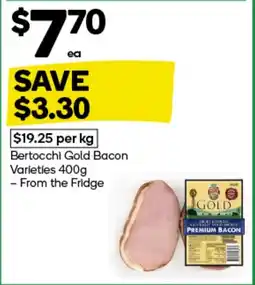 Woolworths Bertocchi Gold Bacon Varieties offer