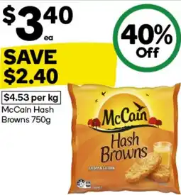 Woolworths McCain Hash Browns offer