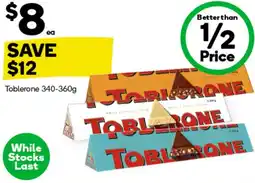 Woolworths Toblerone offer