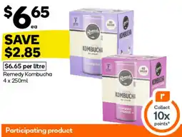 Woolworths Remedy Kombucha offer