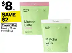 Woolworths Morning Made Matcha offer
