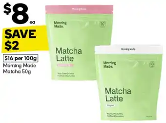 Woolworths Morning Made Matcha offer