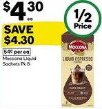 Woolworths Moccona Liquid offer
