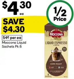 Woolworths Moccona Liquid offer