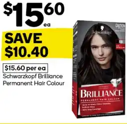 Woolworths Schwarzkopf Brilliance Permanent Hair Colour offer