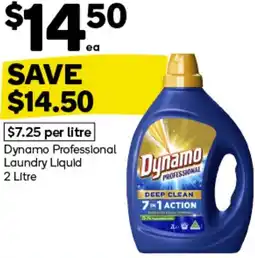 Woolworths Dynamo Professional Laundry Liquid offer