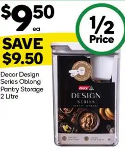 Woolworths Decor Design Series Oblong Pantry Storage offer