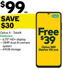 Woolworths Optus X - Total offer