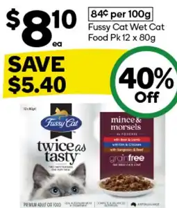 Woolworths Fussy Cat Wet Cat Food offer