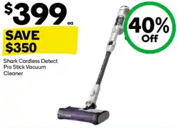 Woolworths Shark Cordless Detect Pro Stick Vacuum Cleaner offer
