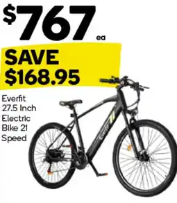 Woolworths Everfit 27.5 Inch Electric Bike 21 Speed offer