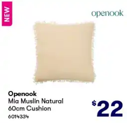 Woolworths Openook Mia Muslin Natural Cushion offer