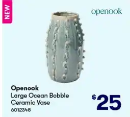 Woolworths Openook Large Ocean Bobble Ceramic Vase offer