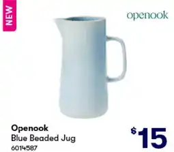 Woolworths Openook Blue Beaded Jug offer