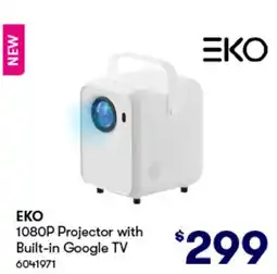 Woolworths ΕΚΟ 1080P Projector with Built-in Google TV offer