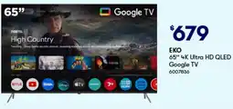 Woolworths ΕΚΟ 65" 4K Ultra HD QLED Google TV offer