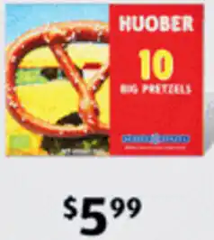 ALDI Huober Brezel Big Pretzels offer