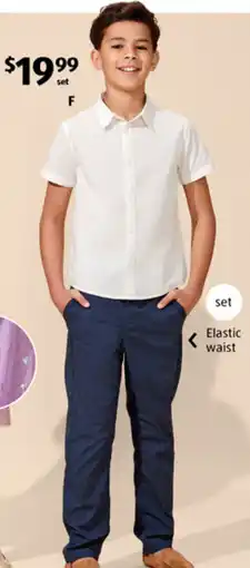ALDI F Children's Shirt and Pants Set offer