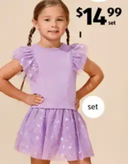ALDI Children's Top and Skirt Set offer