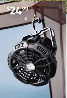 ALDI Rechargeable Tent Fan offer