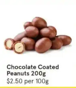 IGA Chocolate coated peanuts offer
