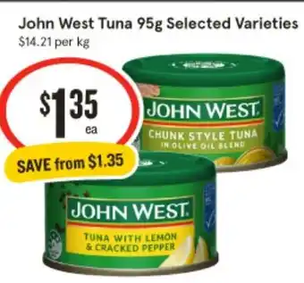 IGA John West Tuna offer