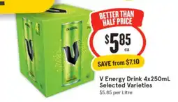 IGA V energy drink offer