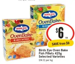 IGA Birds Eye Oven Bake Fish Fillets offer