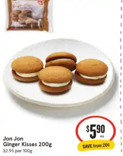 IGA Jon Jon Ginger Kisses offer
