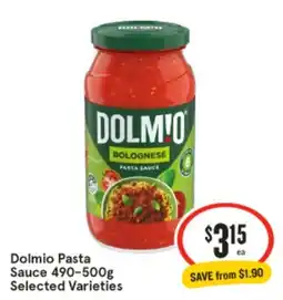 IGA Dolmio Pasta Sauce offer