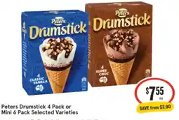 IGA Peters drumstick or mini offer