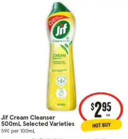 IGA Jif Cream Cleanser offer