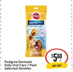 IGA Pedigree dentastix daily oral care offer
