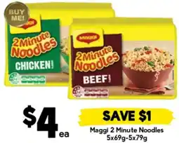 Drakes Maggi 2 minute noodles offer