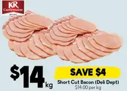 Drakes Short Cut Bacon (Deli Dept) offer