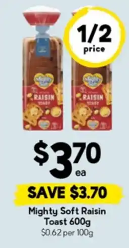 Drakes Mighty Soft Raisin Toast offer