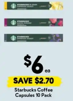 Drakes Starbucks Coffee Capsules offer