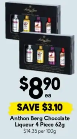 Drakes Anthon Berg Chocolate Liqueur 4 Piece offer